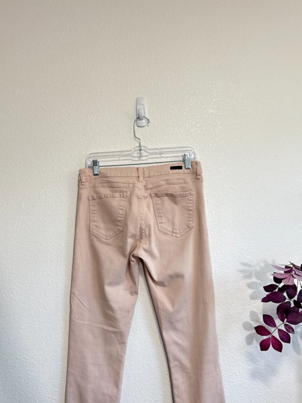 Kut From The Kloth Amy Crop Straight Leg Jeans Blush Rose Size 6 - Picture 10 of 10